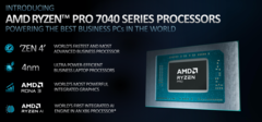 AMD&#039;s nieuwe Ryzen Pro-chips zijn er voor zakelijke laptops (afbeelding via AMD)
