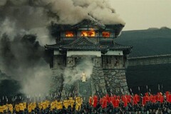 Een screenshot uit Akira Kurosawa&#039;s Ran (bron: musicboxtheatre.com)