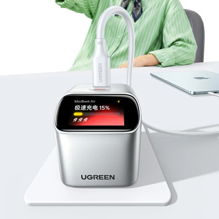 De Ugreen X740 45W GaN lader kan uw iPhone of MacBook Air identificeren