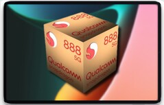 Een potentiële Xiaomi Pad 6 Ultra met een Snapdragon 888 5G-chipset zou in de kaarten kunnen liggen. (Beeldbron: Xiaomi (Pad 5) & Qualcomm - bewerkt)