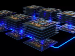 Artistieke afbeelding van Intel&#039;s systeemgieterij ontworpen voor AI. (Afbeeldingsbron: Intel)