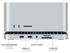 Het nieuwe TB5 dock is gemaakt voor de Apple Studio (Afbeelding bron: RayCue)