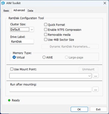 AIM Tookit: Geavanceerde opties