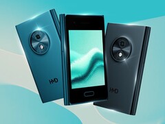 De HMD Touch 4G is verkrijgbaar in cyaan en donkerblauw. (Afbeeldingsbron: HMD)