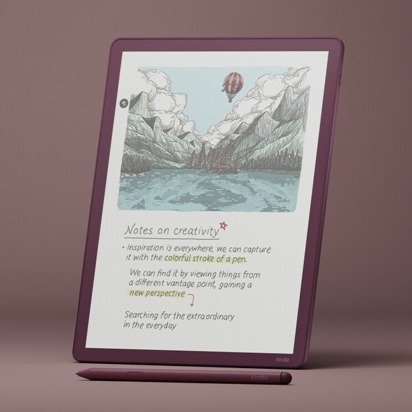 De Kindle Scribe Colorsoft heeft een 11,0 inch kleurenscherm. (Afbeeldingsbron: Amazon)