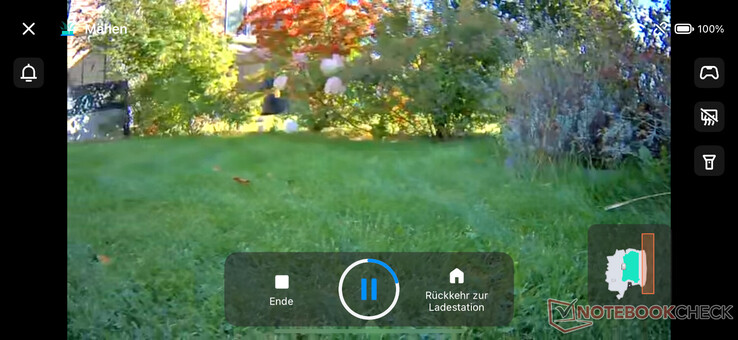 Live videotransmissie mogelijk via de app