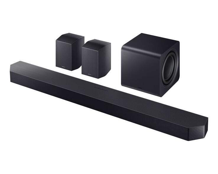 De HW-Q990H heeft draadloze achterluidsprekers met naar boven gerichte drivers en een speciale subwoofer voor volledig surround-geluid.