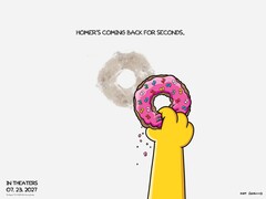De tweede Simpsons-film is gepland voor 23 juli 2027. (Afbeeldingsbron: 20th Century Studios via X / voorheen Twitter)