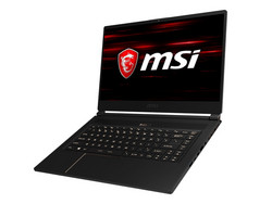 De MSI GS65 8RF Stealth Thin, testtoestel voorzien door MSI Deutschland.