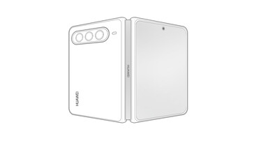 Huawei Pura X Max uitgelekte schetsen - ontvouwd.