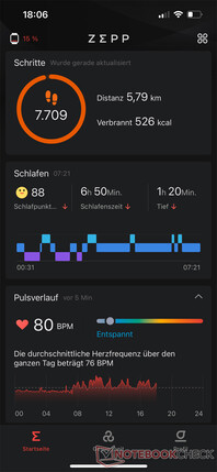 activiteiten bijhouden op de app