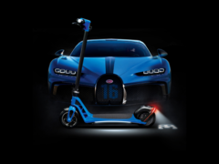 De Bugatti e-scooter is nu beschikbaar voor aankoop. (Afbeelding bron: Bugatti)