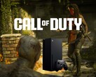 Call of Duty Zombies banner met mockup van nieuwe Xbox console