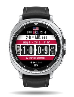 De wijzerplaat 'Kick It' is alleen beschikbaar voor modellen die compatibel zijn met Wear OS.