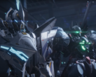 Mecha Break screenshot toont mechs klaar voor de strijd