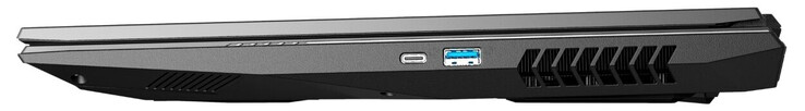 Rechterkant: Thunderbolt 3 (Type-C; DisplayPort), USB 3.2 Gen 1 (Type-A)