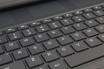 Optionele CherryMX-toetsen met laag profiel zijn zeer prettig om op te typen