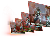 AMD's FidelityFX Super Resolution krijgt in de komende maanden een AI-aangedreven prestatiestoot. (Afbeeldingsbron: AMD)