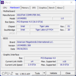 CPU-Z moederbord