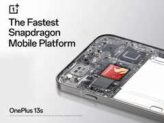De OnePlus 13s maakt gebruik van Qualcomm's Snapdragon 8 Elite chipset, net als veel moderne vlaggenschepen. (Afbeeldingsbron: OnePlus - bewerkt)