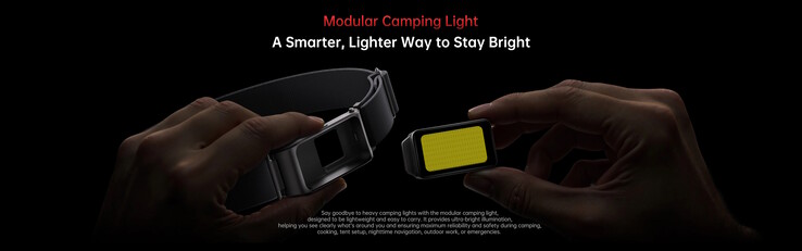 Er is ook een LED-module beschikbaar (Afbeelding bron: Oukitel)