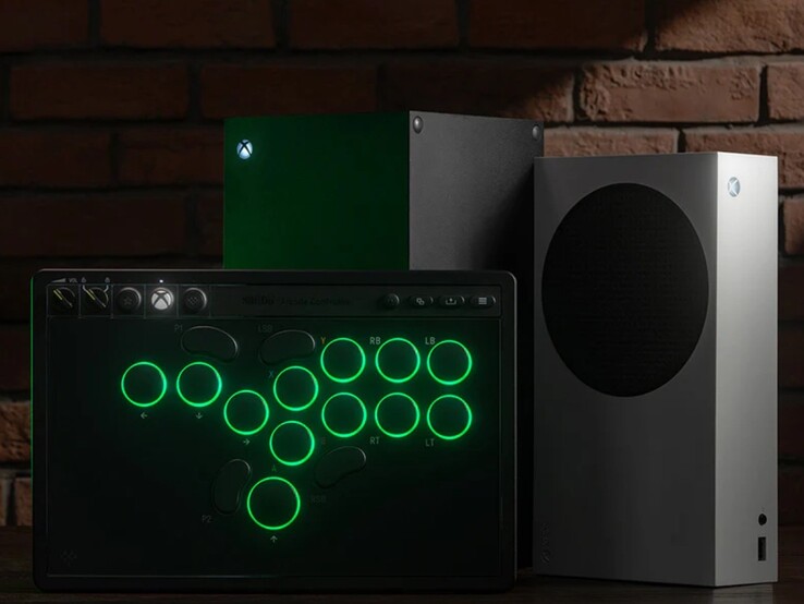 De nieuwe Xbox Arcade-controller van 8bitdo met RGB-knopverlichting. (Afbeeldingsbron: 8bitdo)