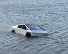 Een Tesla Cybertruck moest uit Grapevine Lake in Texas worden geborgen na een mislukte Wade Mode-test.