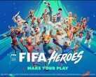 Promotie-afbeeldingen van FIFA Heroes voor de lancering op 22 juni 2026.