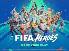 Promotie-afbeeldingen van FIFA Heroes voor de lancering op 22 juni 2026.