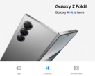 De Samsung Galaxy Z Fold 6 wordt op 10 juli onthuld (afbeelding via Evan Blass)