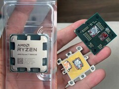 Foto’s van de beschadigde en ontmantelde AMD Ryzen 7 7800X3D