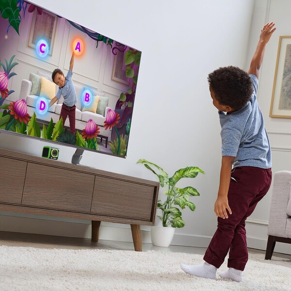 LeapMove kan boven of onder de TV worden geplaatst. (Afbeeldingsbron: LeapFrog)