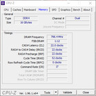 CPU-Z: Geheugen