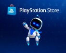 PlayStation Store banner met Astro Bot wordt getoond