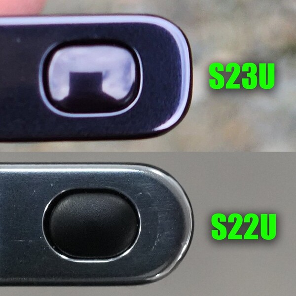 Galaxy S23 Ultra vs. S22 Ultra. (Beeldbron:@sakitechonline &amp; @UniverseIce)