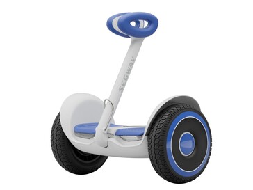 De Segway S2 Kids houdt zichzelf in evenwicht op zijn twee wielen.