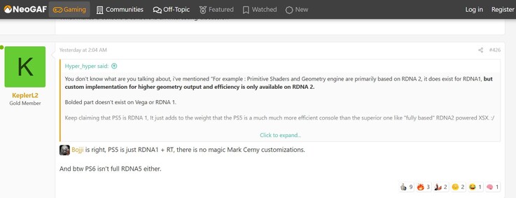 Sony PS6 RDNA 5 specs gelekt.