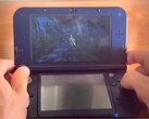 Afbeelding van de 3DS-versie van *The Legend of Zelda: Twilight Princess* tijdens het spelen op de console