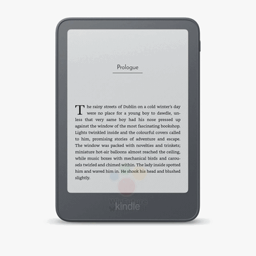 Amazon Kindle van de 12e generatie in het zwart.