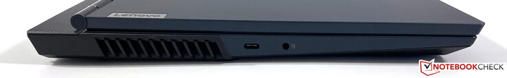 Linkerzijde: USB-C 3.2 Gen.2 (DisplayPort 1.4), 3,5 mm audio