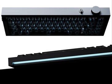 Lofree Hyzen boven- en onderaanzicht.