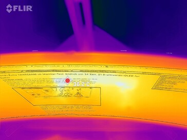 We meten tot 38 °C met de ventilator al actief