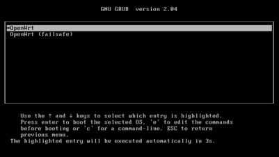 OpenWRT USB boot stick - live systeem beschikbaar, maar geen installer inbegrepen