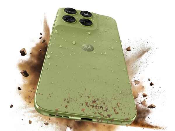 De Motorola Moto G67 is stof- en waterbestendig conform IP64. (Afbeeldingsbron: Motorola)