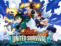 Officiële key art voor My Hero Academia: United Survival.