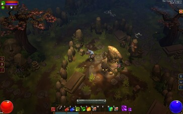 Afgebeeld: Een gameplay screenshot van Torchlight II.