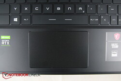 Het touchpad rammelt