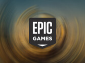 De Epic Games Store biedt tot het einde van deze maand nog één gratis mobiel spel aan, logo afgebeeld. (Afbeeldingsbron: Epic Games Store)