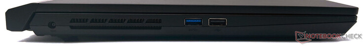Links: DC-in, USB 3.2 Gen1 Type-A, USB 2.0 Type-A