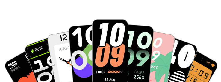 De Smart Band 11 Active wordt bovendien geleverd met meer dan 100 vooraf geïnstalleerde wijzerplaten.